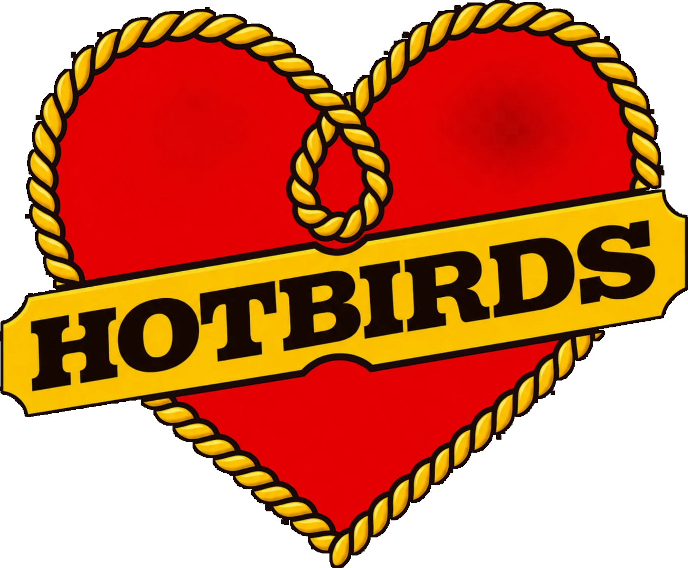 Hotbirds rope heart emblem