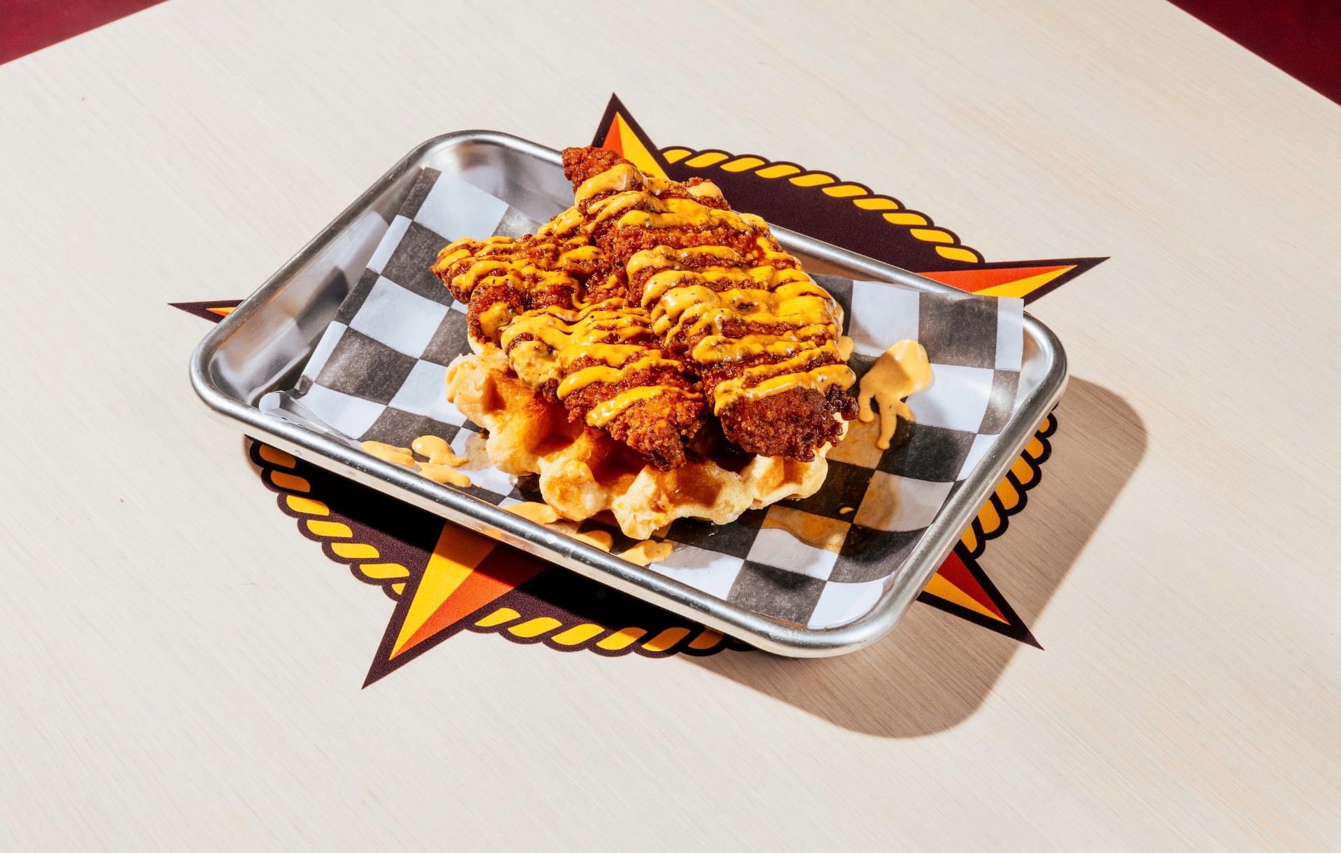 Chicken & Waffle at Hotbirds