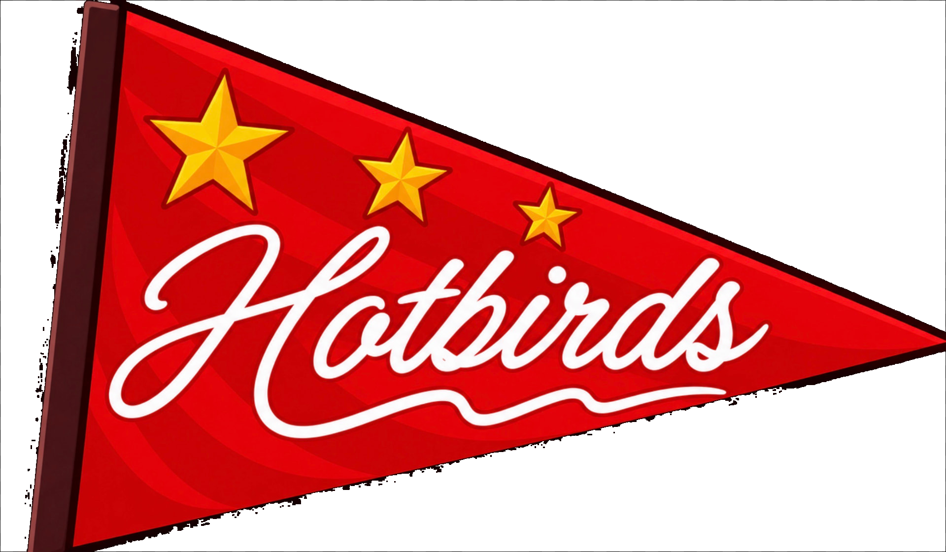 Hotbirds pennant flag logo